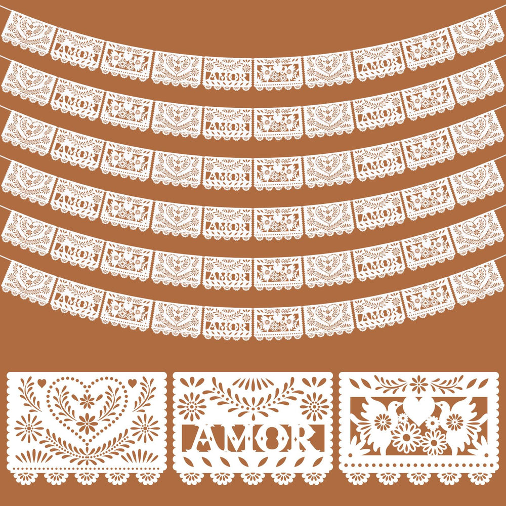 TaoBary paper-cut banner flowers for festive weddings and celebrations
