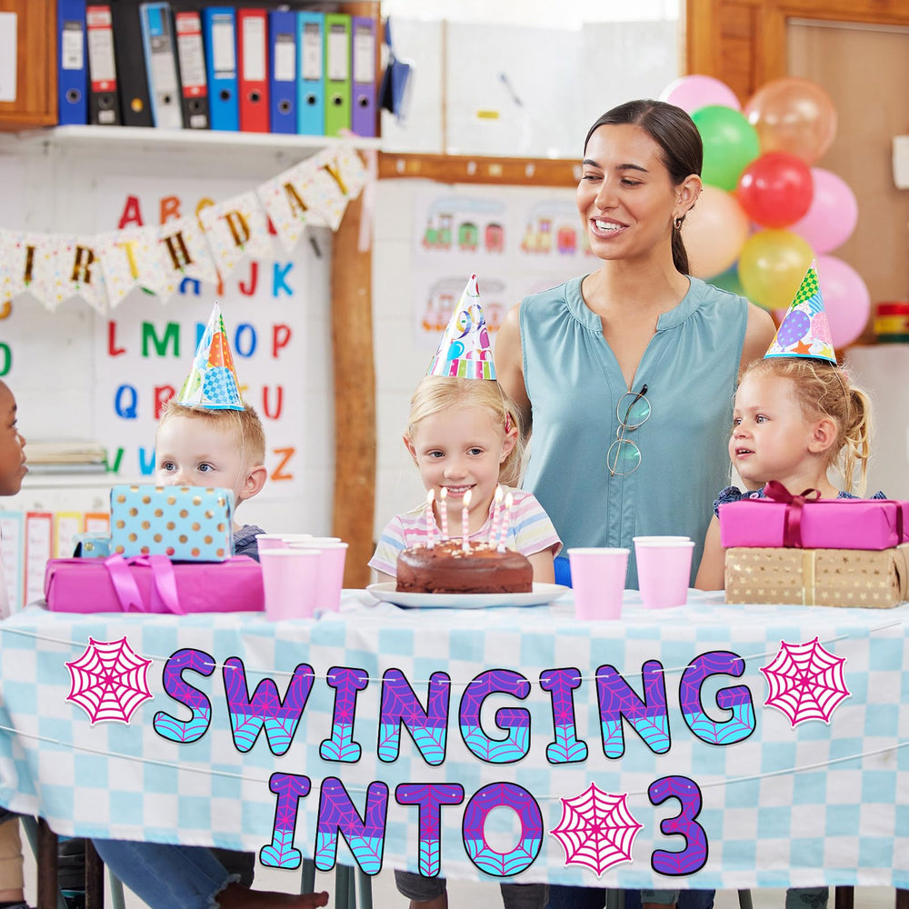 TaoBary purple Spider Theme banner creates memorable keepsake photos