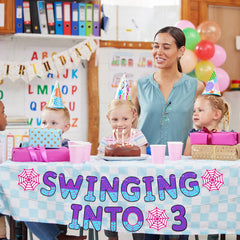 TaoBary purple Spider Theme banner creates memorable keepsake photos