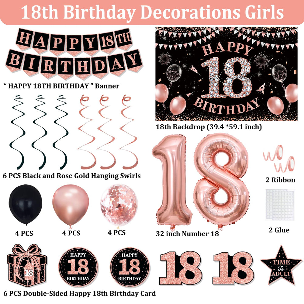 TAOTOSUNE double-sided 18th birthday cards offer keepsakes and well-wishes for guests.