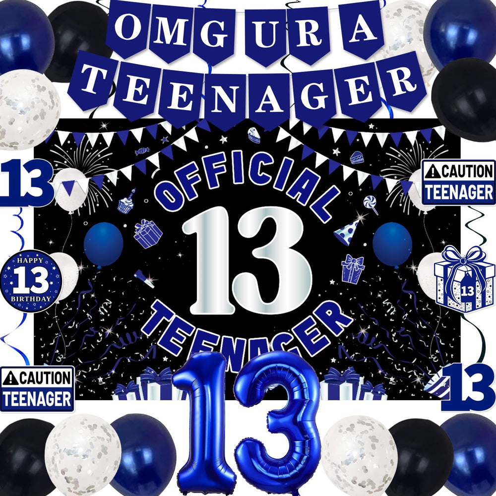 TAOTOSUNE OMG UR A TEENAGER banner for a bold party entrance