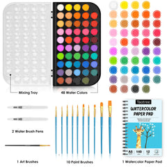 Taotree brush set of 10 brushes ideal for detailed artwork