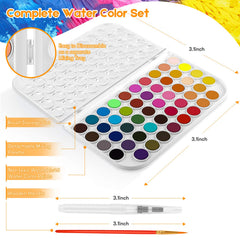Taotree watercolor paint set case: lightweight, portable for plein air sketching.