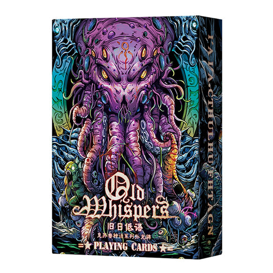 TAOYATAO Cthulhu poker cards front cover art, ideal for display and cardistry.