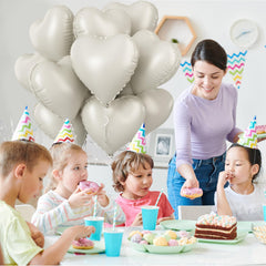 TAOYE cream heart balloons for baby shower backdrops