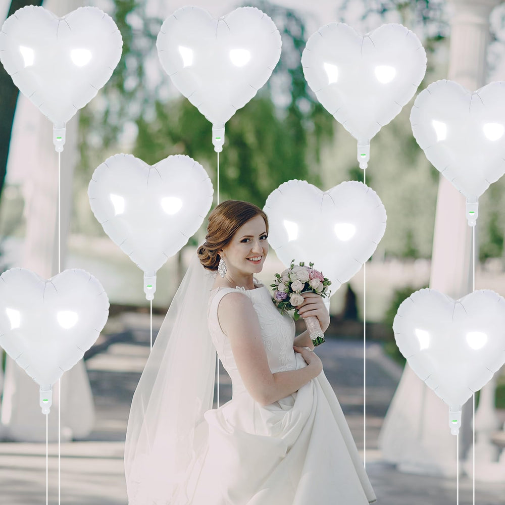 TAOYE 18-inch heart balloons ideal for birthday party setups.