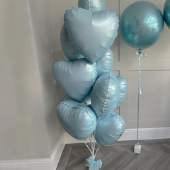 TAOYE foil heart balloon wall decor creates romantic ambience for events