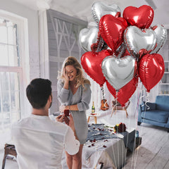TAOYE heart balloons easy inflation visual for versatile events