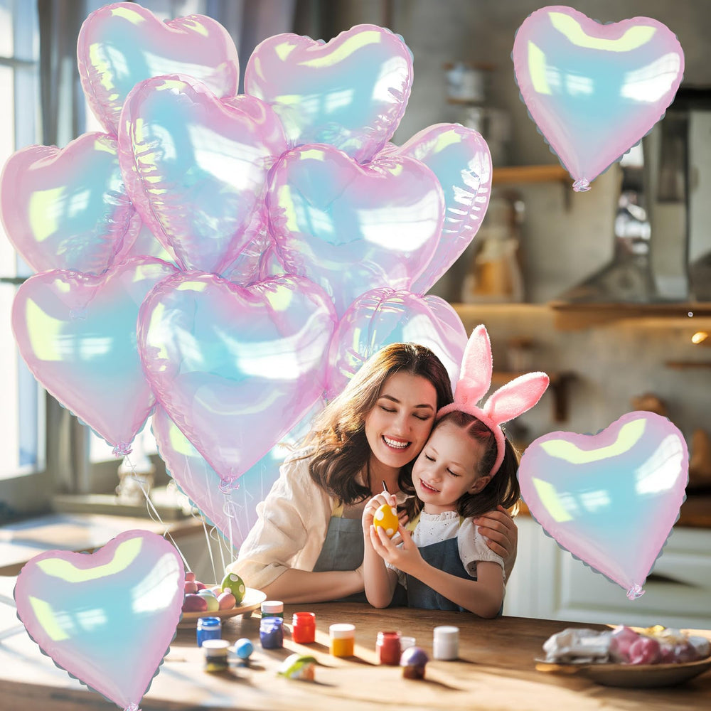 TAOYE helium-inflated hearts float gracefully to elevate ceiling displays