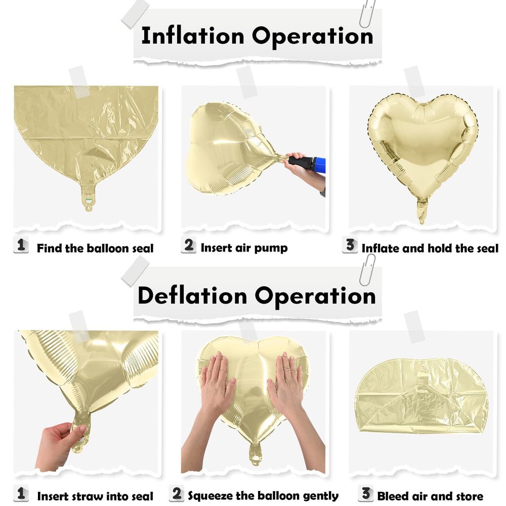TAOYE durable mylar balloons, suitable for both helium or air fill.