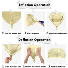 TAOYE durable mylar balloons, suitable for both helium or air fill.