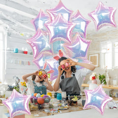 TAOYE star balloon with ribbon ready for party centerpieces