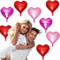 TAOYE Valentine’s Day foil heart balloons set a romantic vibe