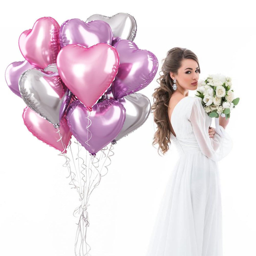TAOYE reusable foil heart balloons offer flexible party styling.