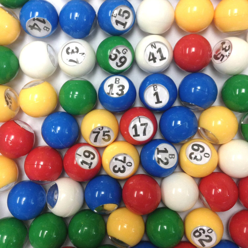 Tapp Collections bingo balls in five colors for clear, engaging gameplay