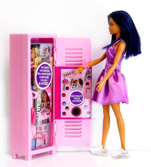 Tara Toys Barbie Design Activity Locker sturdy lock helps keep treasured pieces secure