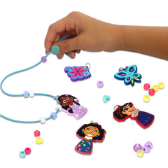 Tara Toys Disney Encanto Necklace Set shows easy stringing for quick, charming designs