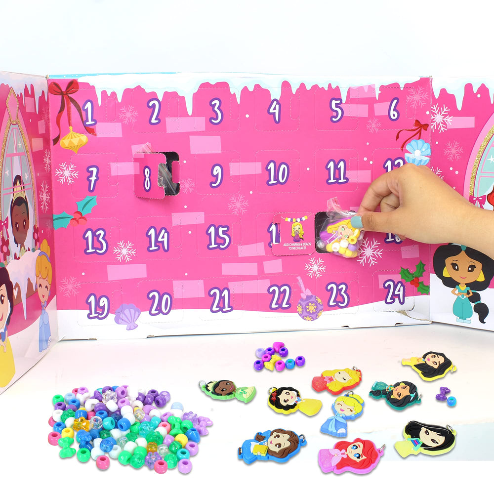 Disney Princess charms displayed for mix-and-match jewelry by Tara Toys