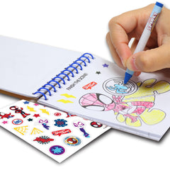 Sticker sheet included in Tara Toys Spidey kit