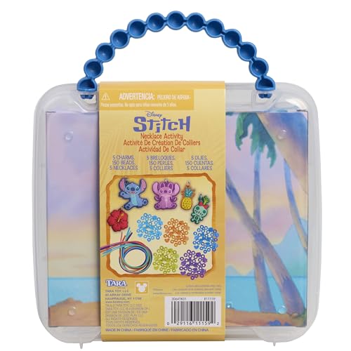 Designer-look Stitch necklace set shot invites kid-friendly customization