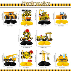 Tarklanda dump truck card art with bold visuals for lively construction zone theme