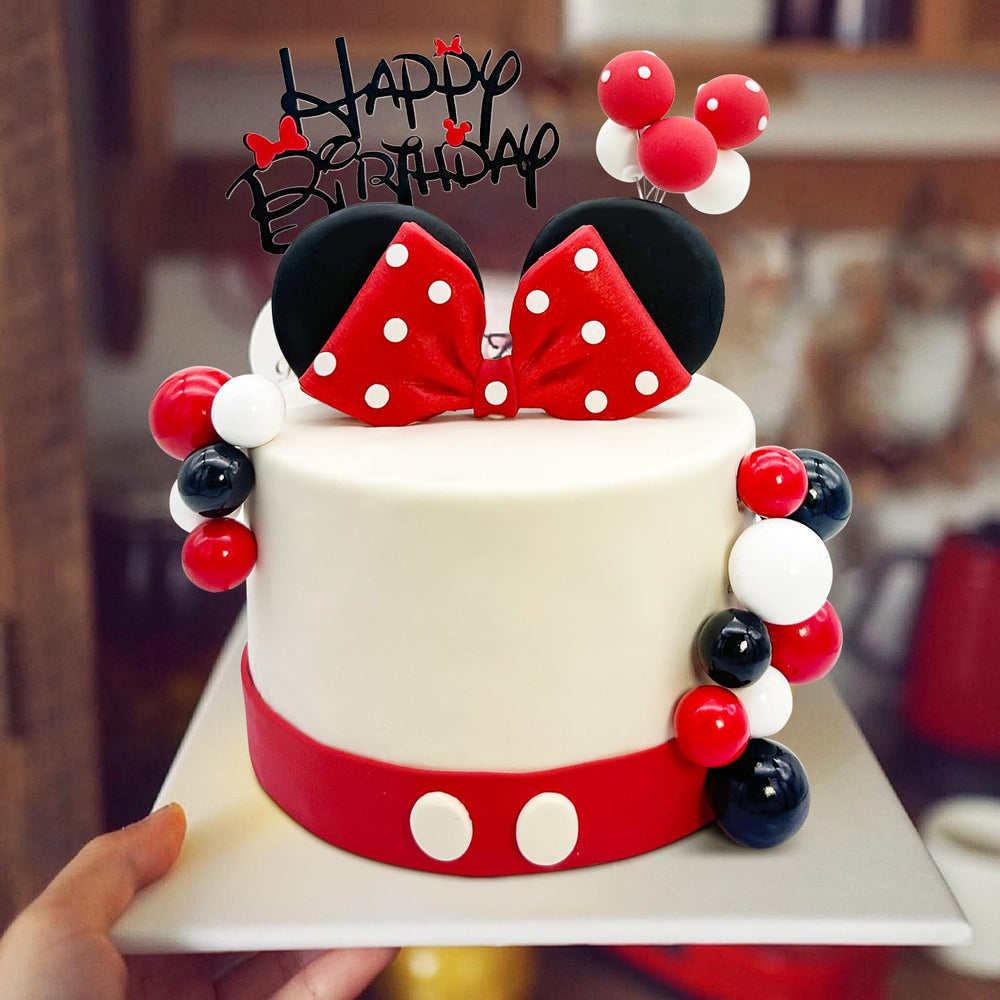 Tarocynn cake topper with mouse ears offers festive cake charm