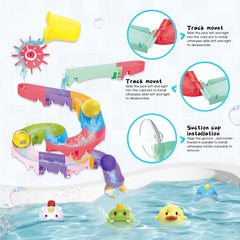 taseyok swivel wheel adds interactive motion to bath time adventures