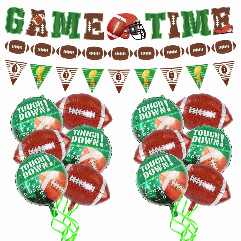 TATAUP football banner Game Time adds bold color for a standout game-day entrance.