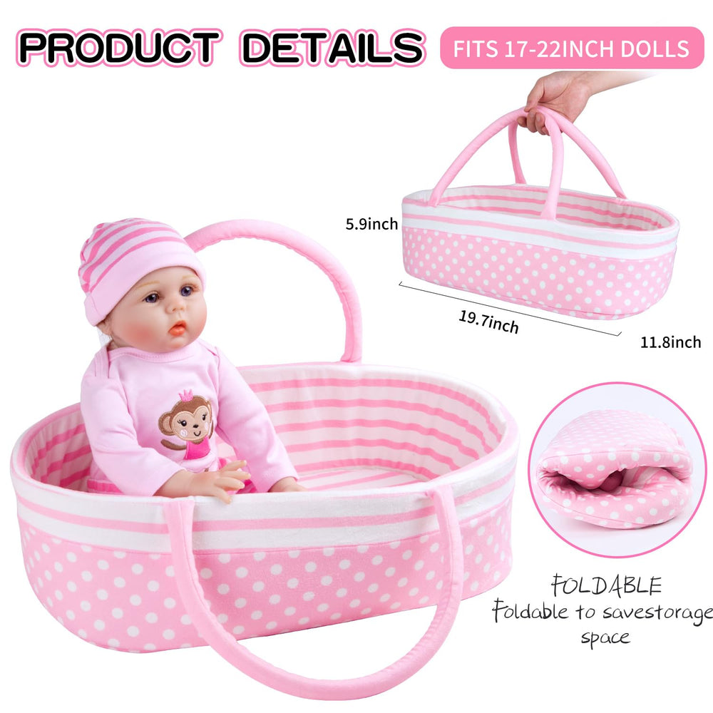 TatuDoll pink stripe monkey bodysuit, easy care and adorable look.