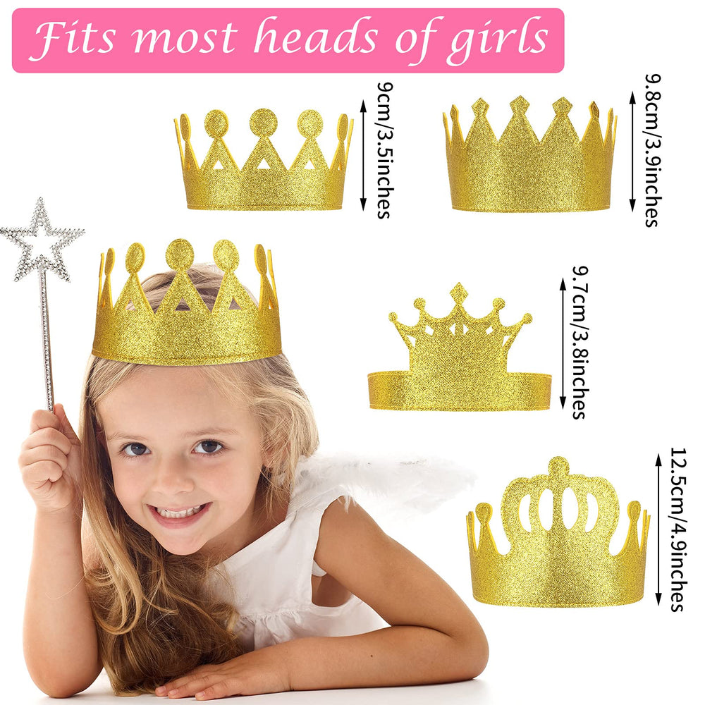 Tatuo glitter crown for kids, perfect for birthday photos and celebrations