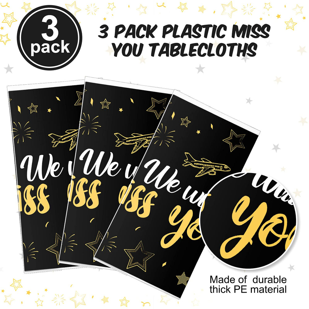 Three-piece set provides flexible layouts for Tatuo table setup and backdrops.