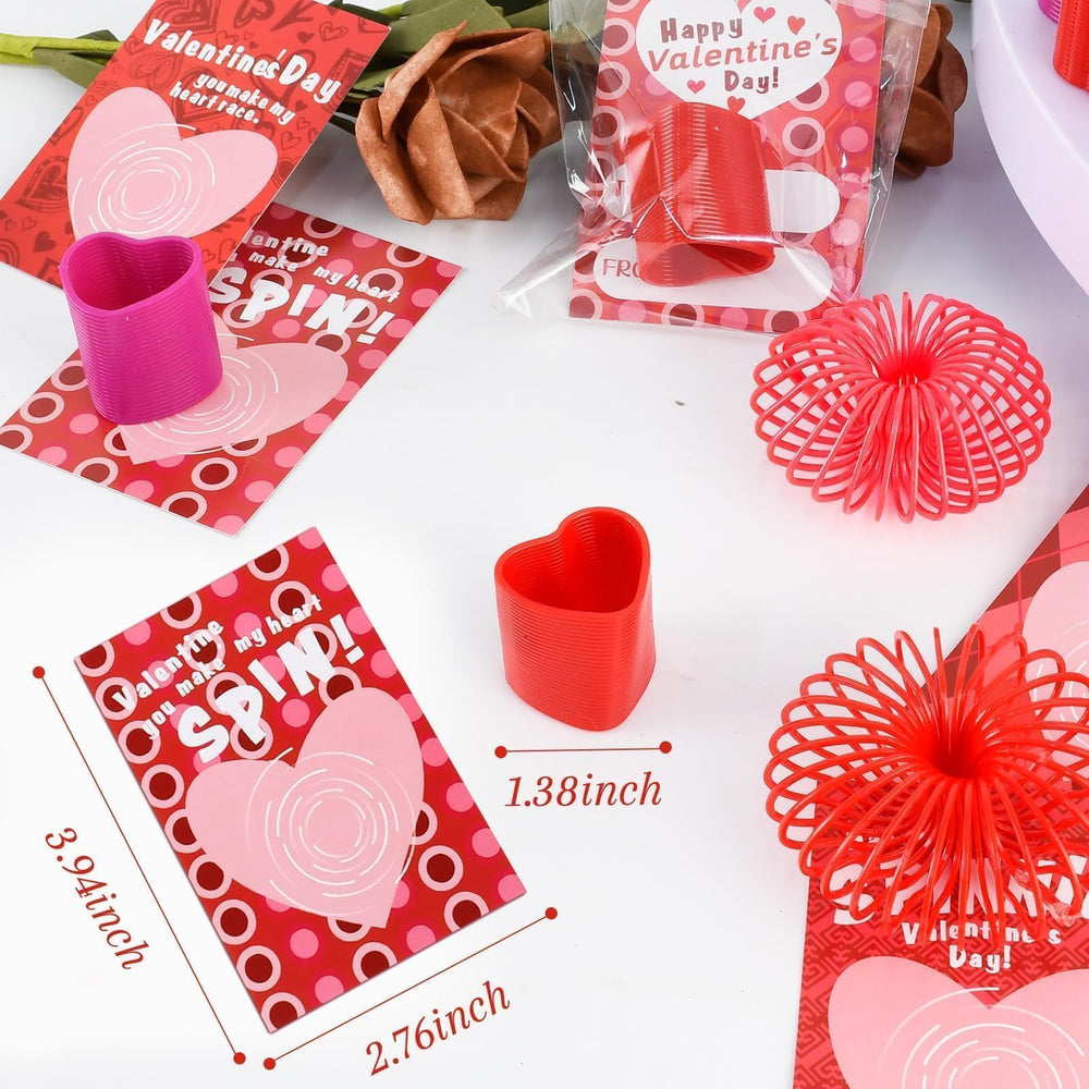 Tatwoq Valentine cards with six styles for classroom exchanges and notes