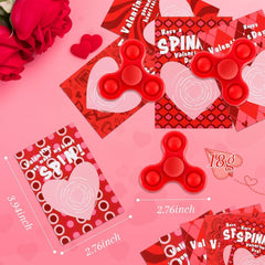 TATWOQ valentines spinner packaging ready-to-gift in self-sealing bags.