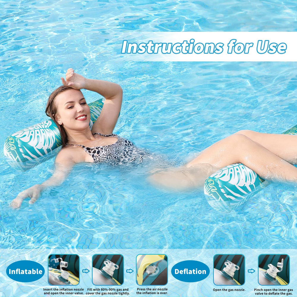 Tavaleu Pool Floats Adult 2-Pack drifter mode for relaxed drifting.