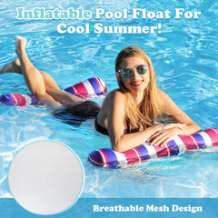Tavaleu pool floats lounger: ample space for relaxed poolside lounging.