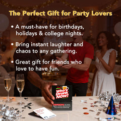 Taxhtext Two to eight players enjoy a 21+ party game night