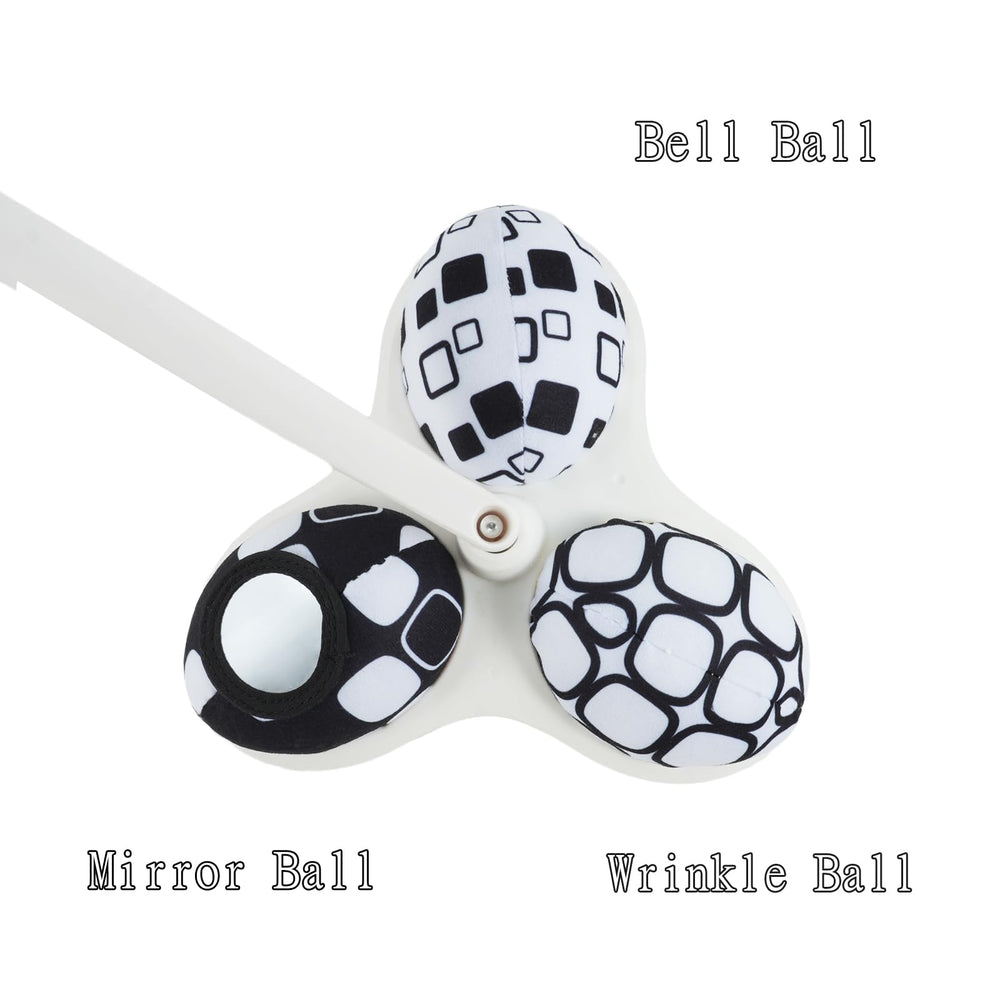 Tayerop bell-inside rattle ball adds a gentle chime to playtime.