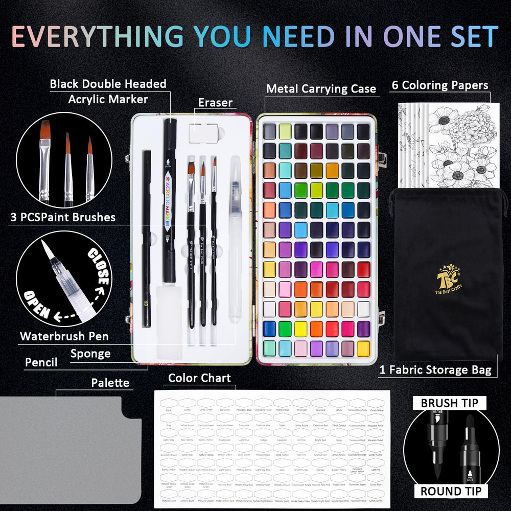 TBC The Best Crafts instant dissolving watercolors for quick washes
