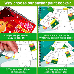 TBEEJ candy cane sticker adds sparkle to holiday projects