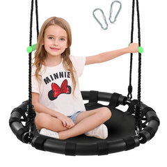 TBMLC 24-inch saucer swing frame close-up showing durable steel construction