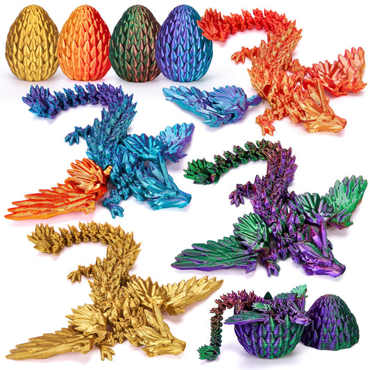 TBOLINE 4-pack dragon eggs with four colors for imaginative play.