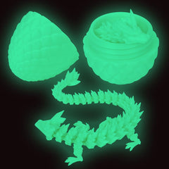 TBOLINE crystal dragon poseable bendable toy for sensory play