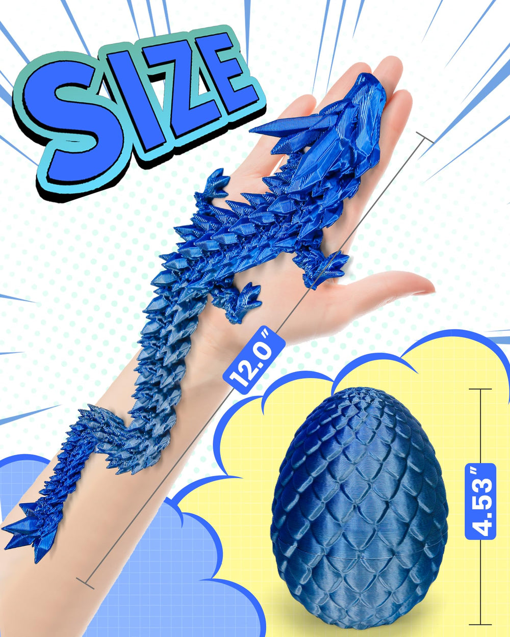 TBOLINE dragon egg poseable dragons offer dynamic display options.