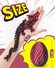 TBOLINE dragon egg poseable toy lets kids twist and arrange dragons.