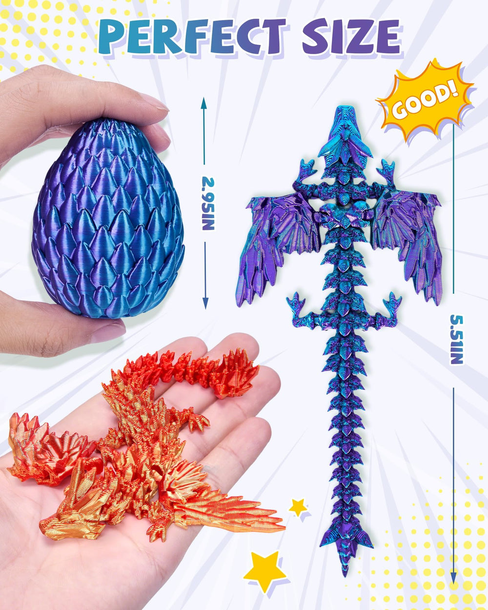 TBOLINE dragon wings removable for customizing your flying dragon toy.