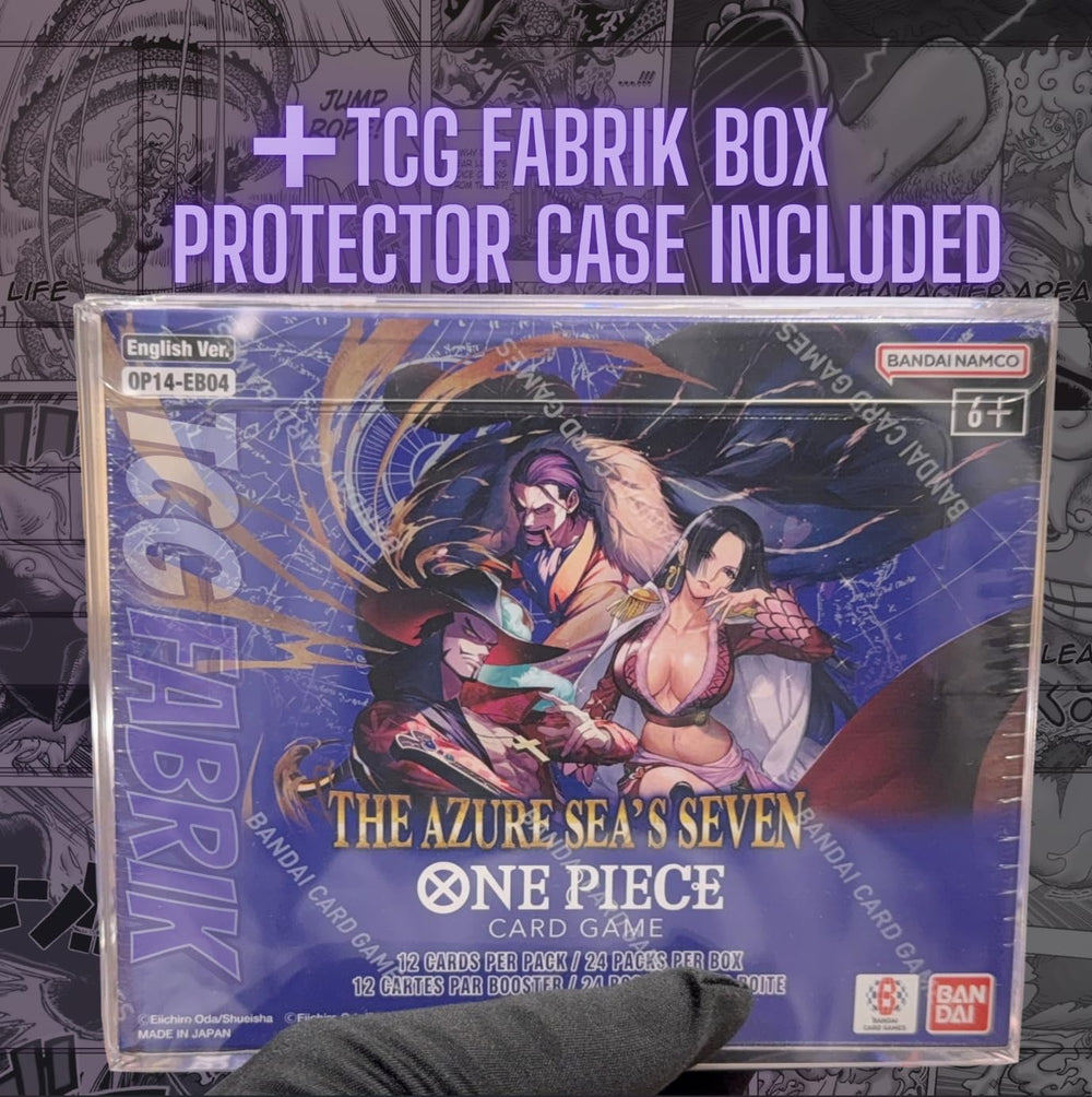 TCG Fabrik OP14 bubble-wrap shipping with Box Protector protects contents.