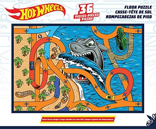Children complete the puzzle and display their artwork with TCG Toys Hot Wheels puzzle