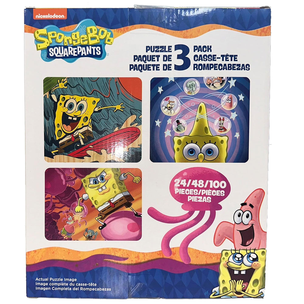 TCG Toys SpongeBob 3-in-1 puzzle 100-piece set to challenge growing minds