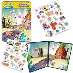 TCG Toys SpongeBob Magnetic Creations licensed set for Bikini Bottom adventures.