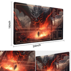 TCGMAT MTG Playmat features high quality printing for vivid card details.